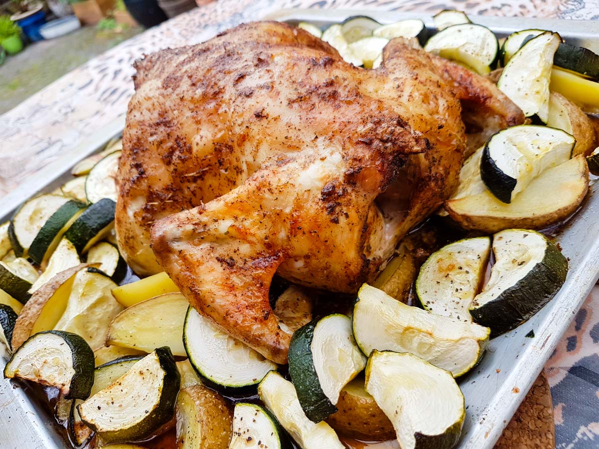 Geroosterde kip met limoen